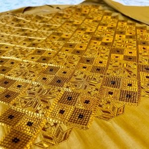 Afghan Khamaki Ghara Embroidery (Large-Square)